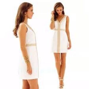Lilly Pulitzer Resort White Bentley Shift Dress, 8‎